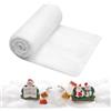 CIYIN Rotolo di Neve Artificiale, Coperta di Neve Natale, Tappeto di Neve Finta, Coperta di Neve per Villaggio di Natale, Esposizioni Invernali e Decorazioni per Feste (2,6 x 9,8 ft)