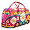 Yozexin Borsone trapuntato Hippie Van, Colore: rosa., Classico