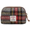 TAILORMAP Harris Tweed Mini Travel Makeup Carry Case Cosmetici Borsa Portatile Elettronica Accessori Organizzatore Portamonete, No.3835, Scozzese scozzese