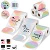 QYCHHJ Etichette termiche di carta per SUPVAN T50M Pro, Phomemo M220 M200 M221 M110 etichette Maker, 1,96 '' x 1,96 '' impermeabile mini carta stampante per fai da te logo codice a barre diario note note