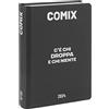 COMIX, Standard - Diario Scuola 2023 2024 Bambini e Ragazzi, Agenda Giornaliera 16 Mesi con 592 Pagine, 13x17.8x3H cm, Black&Silver