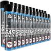 AABCOOLING 24 x AAB Aria Compressa Spray 750ml - Kit Pulizia PC, Tastiera, Stampanti, Televisioni, Fotocamere e Altri, Bombole, Spray da Pulizia, Spray con Tubo di Estensione, Rimozione di Polvere, Tubo