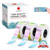Phomemo Etichette autoadesive D30 D30D, 14 mm × 30 mm, Colore Laser | nastro termico D30 D30D, compatibile con etichettatrice Phomemo D30,D30D, D35, Q30, Q30S, 3 rotoli