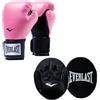Everlast Prostyle 2 Kit Guanti da Boxe e Colpitori 10oz, Rosa, per Sacco e Lavoro ai Colpitori, Imbottiti in Schiuma - Equipaggiamento Everlast Originale