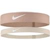 NIKE Flex 2 PK Fascia per capelli da donna Rose Gold/Sanddrift/White One Size