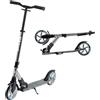 Leogreen Scooter Adulti Grigio Pieghevole 180mm Ruote PU