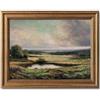 Yeechine Decorazione da parete vintage con cornice dorata, stile classico, paesaggio francese, montagna, per soggiorno, casa colonica, decorazione da parete (Velley, 20 x 25 cm)