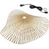 Lumisky LAIA OUTDOOR - Cavo in bambù naturale, stile bohémien, lunghezza 5 m