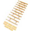 SpaceAid Separatori per cassetti in bambù con inserti ed etichette, organizer per cassetti regolabili per casa, ufficio, cassettiere, 10 divisori con 24 inserti (da 43,2 cm a 55,9 cm