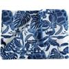 Tommy Bahama - Coperta in pile felpato, decorazione tropicale per la casa per letto o divano (Turtle Bay blu, 127 x 178 cm)