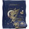 LOGOVISION Harry Potter Learning, Wit, Wisdom, Ravenclaw Coperta super morbida al tatto setoso - 152 x 127 cm