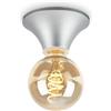 BRILONER - Lampada da parete interna, lampada da parete interna, lampada da bagno, lampada da soffitto, lampada da parete resistente agli spruzzi per il bagno, lampada da specchio, cromatura opaca