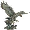 Design Toscano QL134312 Scultura Aquila della Vittoria di Samuel Lightfoot, Verde, 20.5x39.5x32 cm