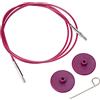 KnitPro Knit PRO Single Cable for Interchangeable Needles 76cm to Make 100cm circulars, Purple