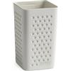 TATAY Bicchiere Portaspazzolino Bohol In Polipropilene Senza BPA | Plastica 100% Riciclata | Dimensioni 6,5 X 6,5 X 11 Cm, Bianco