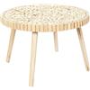HOME DECO FACTORY Tavolino Tronco in Legno di Pino Autentico Marrone | Legno di pino, tavolino tronco, design autentico, salotto o sala da pranzo, robusto, 60x40x60 cm, marrone