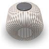 LUUK Studio Lanterna Solare, IP65, Lampada da Tavolo Senza Fili, Marrone, M | Luce d'atmosfera Dimmerabile per Giardino e Balcone: Energia Solare, Ricaricabile via USB-C, per uso Interno ed Esterno