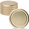 Pullmer Coperchio per bicchieri da 100 mm, tappo a vite, coperchio Twist-Off (oro, 5 pezzi)