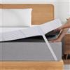 Sleremind Topper 140 x 200 cm, coprimaterasso di alta qualità, 140 x 200 cm | Topper in memory foam con schiuma confortevole e rivestimento rimovibile e lavabile, rivestimento morbido e traspirante