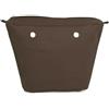 VIXDA 1 pz Inserto Organizer Interno in Tela O Bag con Tasca con Cerniera per Accessori di Ricambio Classic Mini Obag