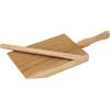 Tredoni Tavoletta Rigagnocchi/Garganelli Professionale in Legno - Asse Rigato con Bordo Inclinato per Gnocchi e Pasta + Bastoncino, 9×12,5cm