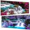 Pujeknm 2 pezzi Diamond Painting (30 x 60 cm), 5D Diamond Painting per adulti, cascate fai da te, set grande per soggiorno, camera da letto, decorazione da parete (set da 2)