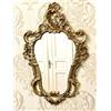 Generisch Specchio da parete barocco oro antico specchio da bagno, 50 x 76 cm, ovale