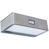 Lutec Brick Lampada da Esterno LED Pannello Solare Integrato, 2 watts, Grigio Chiaro, 18 x 9.5 cm