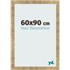 yd. Cornice 60x90 cm Oro Antico - Cornice in MDF Bologna | Your Decoration, Vetro acrilico antiriflesso, Montaggio a parete, Adatta per foto, poster o puzzle, Made in Holland