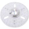 Spacnana Kit di Retrofit per Ventilatore da Soffitto a LED 24W 3CCT 3000K 4000K 6000K Dimmerabile con Funzione di Memoria Installazione Magnetica per Ventilatore da Soffitto Pannello di (230V)