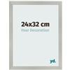 yd. Cornice 24x32 cm Argento Opaco - Cornice in MDF Bologna | Your Decoration, Vetro acrilico antiriflesso, Montaggio a parete, Adatta per foto, poster o puzzle, Made in Holland
