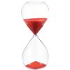 PATIKIL 45 Minuti Clessidra A Sabbia Orologio A Sabbia Timer A Sabbia Rosso | Per Soggiorno Casa Ufficio Ristorante, Orologio Decorazione