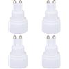 OSALADI Set di 4 adattatori per attacco G9 a E14, di alta qualità, per lampade a incandescenza e, 100, 230 V, resistente al calore