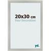 yd. Cornice 20x30 cm Argento Opaco - Cornice in MDF Bologna | Your Decoration, Vetro acrilico antiriflesso, Montaggio a parete, Adatta per foto, poster o puzzle, Made in Holland