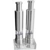 Bvdfgk Set di 2 Macinapepe, Macinino Manuale, Macinaspezie, Macinacondimenti, Macinapepe per Barbecue, Base acrilica
