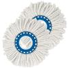 Daaxing 2 testine di ricambio in microfibra per mocio Leifheit Clean Twist Disc, testa lavabile, facilmente rimovibile e sostituita