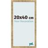 yd. Cornice 20x40 cm Oro Antico - Cornice in MDF Bologna
