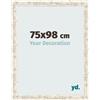 yd. Cornice 75x98 cm Bianco Vintage - Cornice in MDF Bologna
