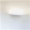 Silamp Applique da Parete GESSO Rettangolare attacco R7S B125-GESSO