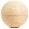 VOLWCO Palla di Legno Rotonda di Pino Naturale da Sfera Tonda, Superficie Liscia, per Artigianato Creativo DIY Decorazioni Giocattoli e Accessori Fai da Te(Size:10cm（1pcs）)