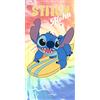 Disney Telo mare per bambini Marvel 70 x 140 cm - Microfibra ad asciugatura rapida - Diversi disegni ufficiali Mickey, Minnie, Stitch, Frozen, Avengers e Spider-Man (Stitch 14159)