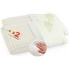 BANZAII TEXTILE INNOVATOR ONLINE Banzaii Coppia Cuscino in Memory Foam 70x40, Guanciale Letto Forato con Federa Sfoderabile e Lavabile in Aloe Vera, Altezza 12 cm