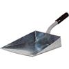 MQF Paletta in Lamiera Zincata Argento con manico Nero alzaimmondizia 35x20x5 cm EV