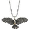 Fachoice Ciondolo con aquila volante, per uomini, aquila calve, ala calva, collana punk falco animale gioielli per uomo