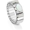 Nomination Xte Anello Donna Acciaio con Cubic Zirconia | Anello estensibile in acciaio con Cubic Zirconia e pietra colorata. Elegante, luminoso e comodo da indossare ogni giorno.
