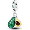 Mon & Sons Ciondolo a forma di ferro di cavallo, in argento Sterling 925, compatibile con braccialetti Pandora Charm Moments, Metallo Argento sterling, Nessuna pietra preziosa