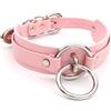 lalatia Girocollo Donna O Ring Choker Collana in Ecopelle