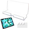 Generico Supporto Parete Tablet - Porta Tablet Acrilico Trasparente | Compatibile Smartphone Тablet Lettore | Per Casa Ufficio Ristorante Insegnanti Chef Palestra Cucina Negozio Laboratorio