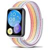 PaceBid Nylon Cinturino per Huawei Watch Fit 2, Elastico Traspirante | Uomo donna Sportivo Elastico Traspirante Adesivo Magico Bracciale Cinturino in Ricambio per Huawei Watch Fit 2, Multicolore