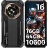 OUKITEL G6 Rugged Smartphone Android 16, 10600mAh Batteria, 16GB+64GB/1TB